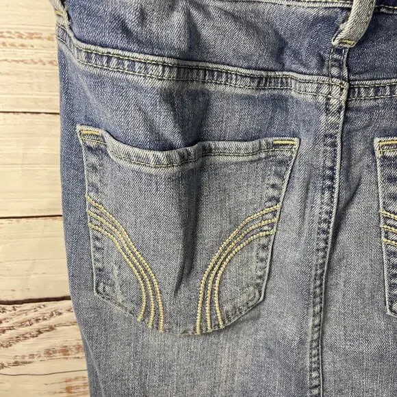 Hollister distressed, high-rise, vintage stretch, mini skirts size 9/29 Y2K - Picture 11 of 15